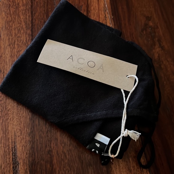 NWT ACOA Collection Black Sweater Camisole Bodysuit Spaghetti Straps Small - Picture 14 of 14